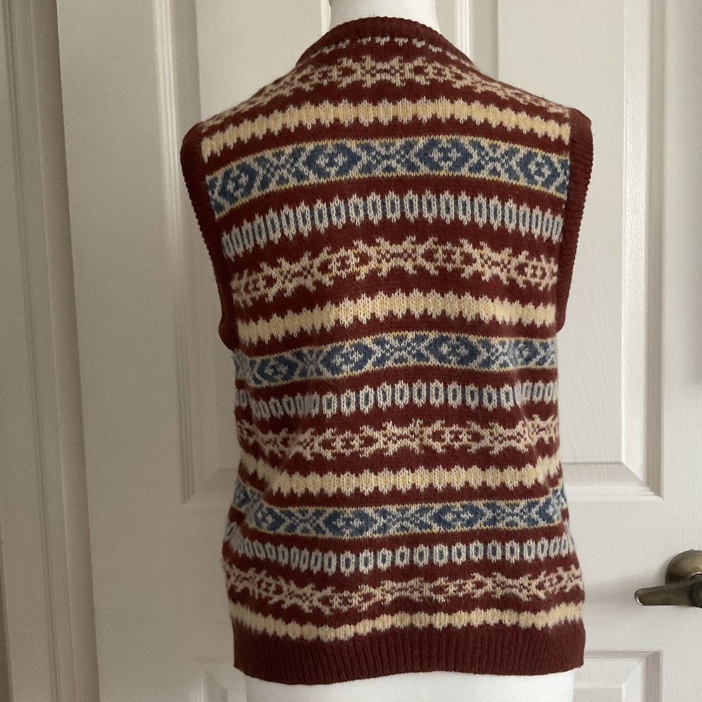 ✨ Ladies Fashion 100% Wool Vest - size M - Picture 2 of 4